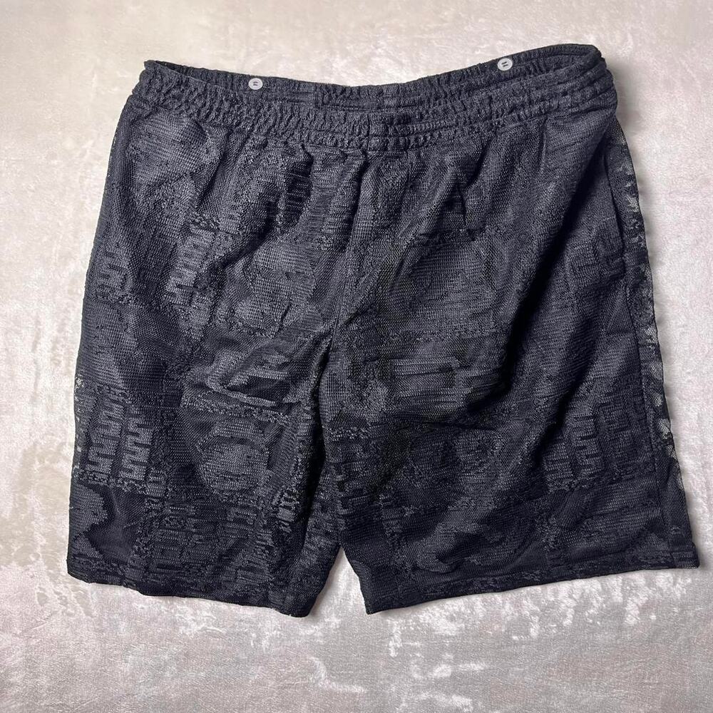 VTG 90's FUBU Fat Albert Baller Shorts Men's L Black Streetwear OG Double Mesh